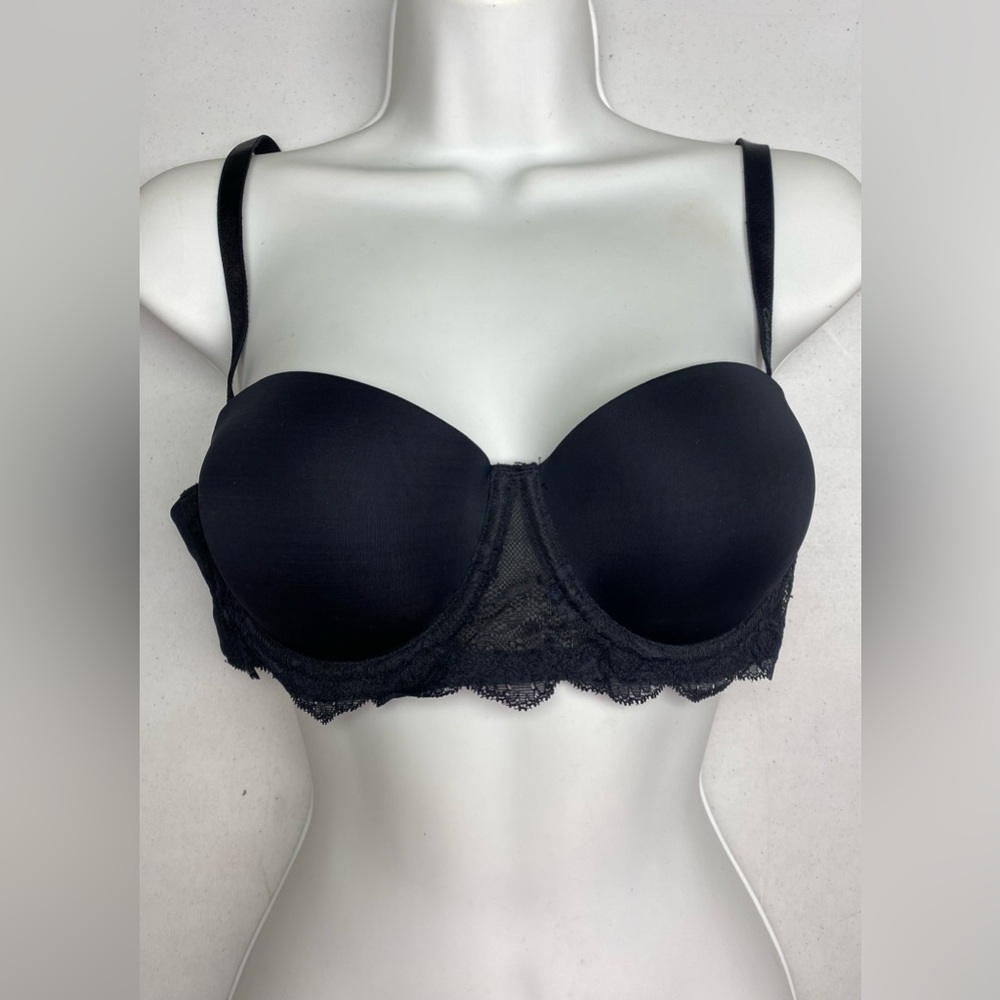 CK BLK Lightly Lined Underwire, 36B *P1083